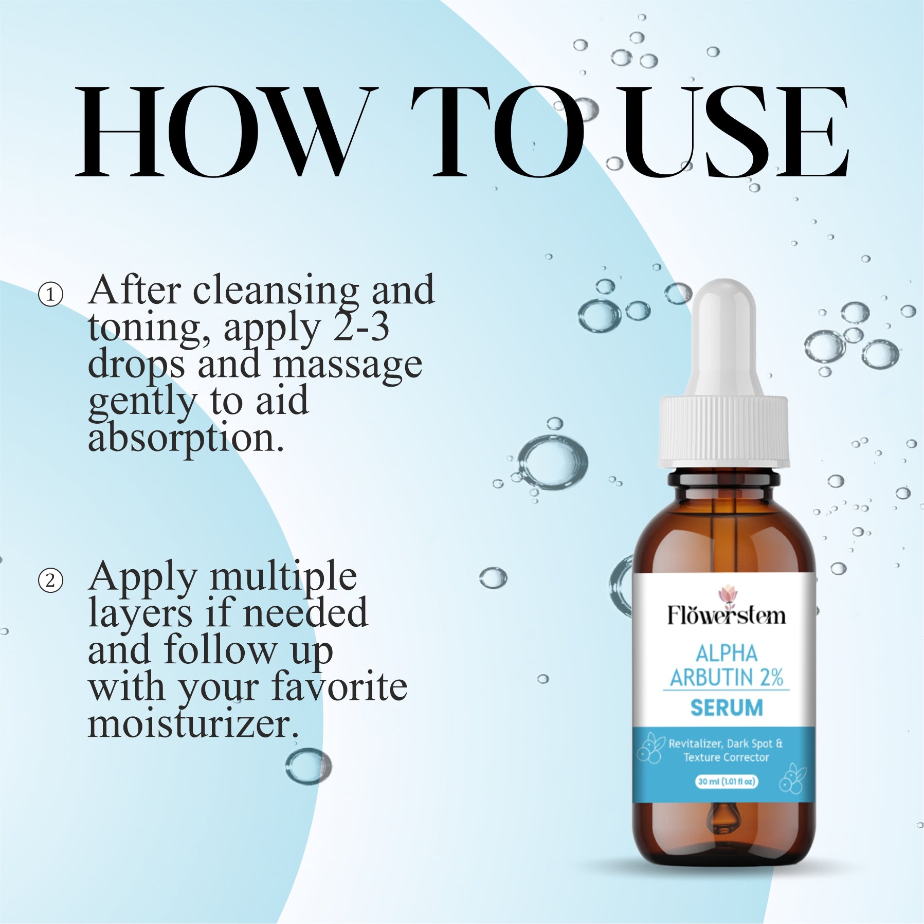 Alpha Arbutin Serum for Skin Brightening | Dark Spot Remover | Even Skin Tone & Radiance | Lightweight, Fast Absorbing Face Serum